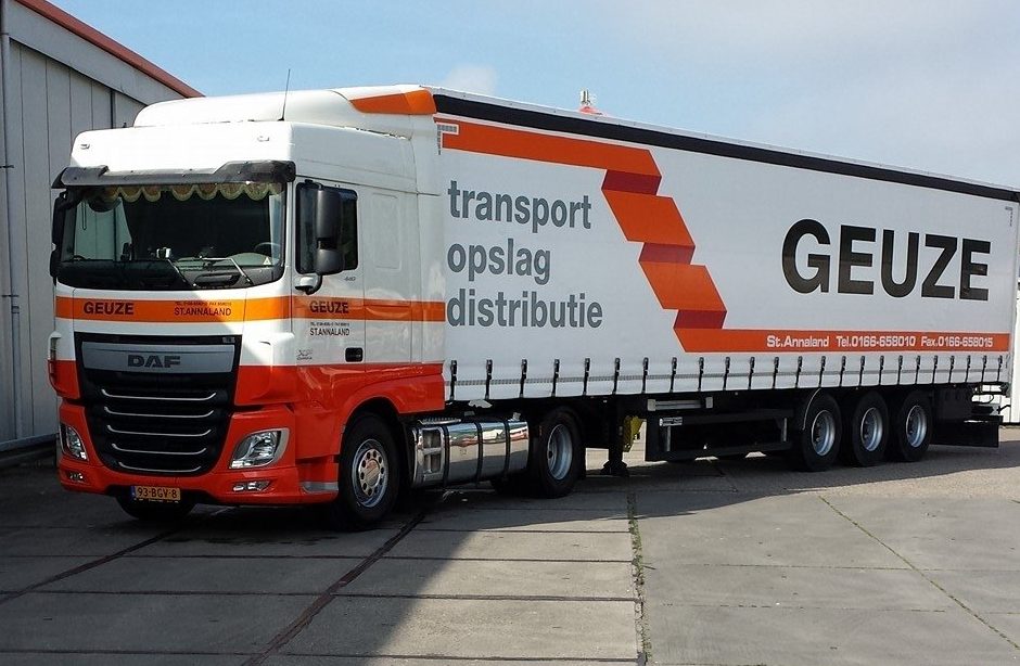 Groupage transport Frankrijk - Geuze Transport Sint-Annaland